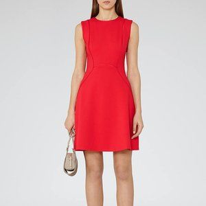 Chic Cherry-Red Dress from London-Brand, REISS